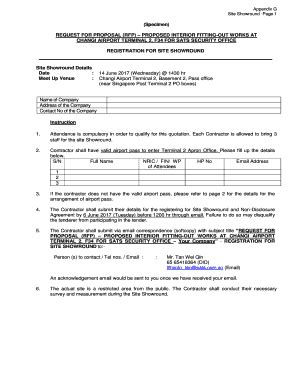 Fillable Online Appendix G Registration Form Sats Fax Email Print