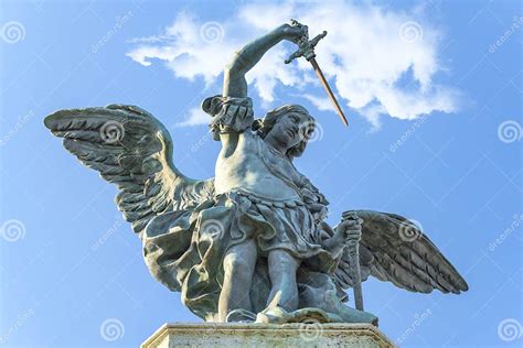 Angel With A Sword Statue Editorial Photography Image Of Angel 126243107