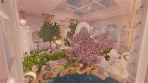 My Royale High Dorm Angelic Castle Everloving Garden In 2024