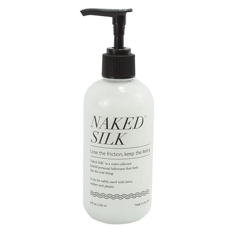 Naked Silk Oz Water Silicone Hybrid Personal Lubricant Non Sticky