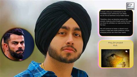 Who Is Canada Based Singer Shubh Why Is He Facing Backlash