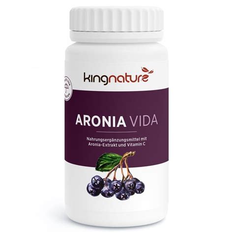 Kingnature Aronia Vida Extrakt Kaps Mg Stk Online Bestellen