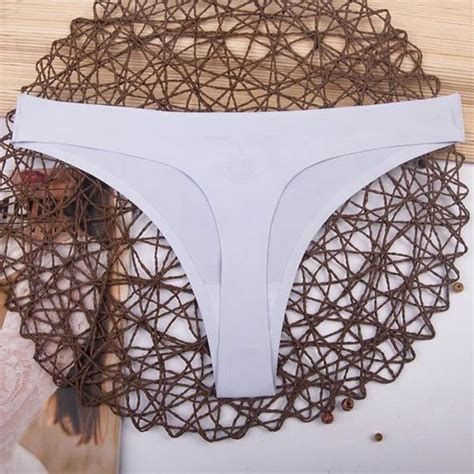 Culotte slip String sexy en coton pour femmes sous vêtement bikini