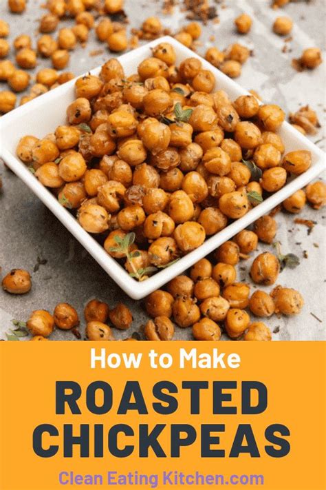 Garlic Roasted Chickpeas | Recipe | Chickpea recipes roasted, Clean ...