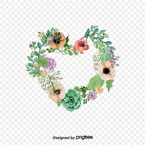 Heart Shape Wreath Png Image Heart Shaped Wreath Pattern Wreath