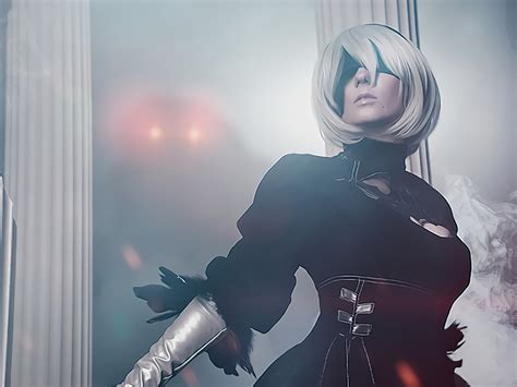 1152x864 Nier Automata 2b Cosplay Girl 4k 1152x864 Resolution Hd 4k