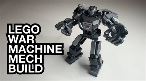 Lego Marvel War Machine Mech Armor Build Youtube