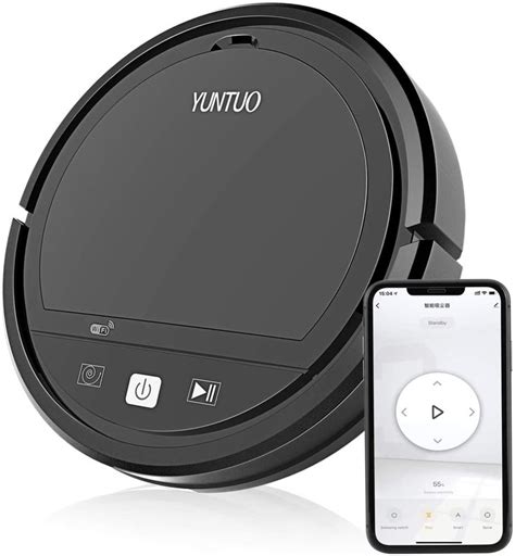 Yuntuo Robot Vacuum Cleaner Wi Fi Connected Robotic Vacuum With