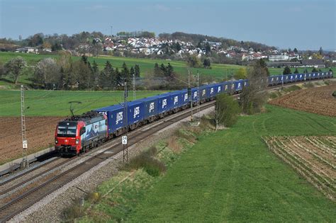 Sbbc Mit Gts Containerzug Nudelzug Nassachtalbr Cke Uhingen