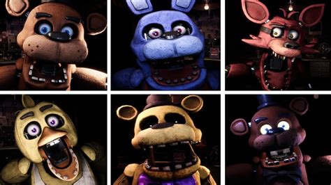 Fnaf Rewritten Overhaul All Jumpscares Final Boss Golden Freddy