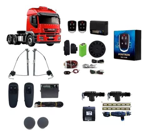 Kit Vidro El Trico Trava Iveco Stralis V Alarme Pst Tx