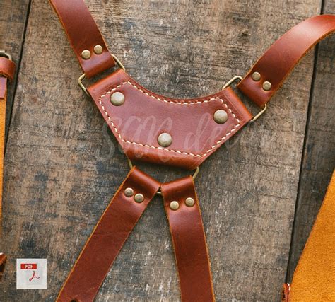 Pdf Pattern Leather Holster Bag Shoulder Holster Bag Leather Etsy