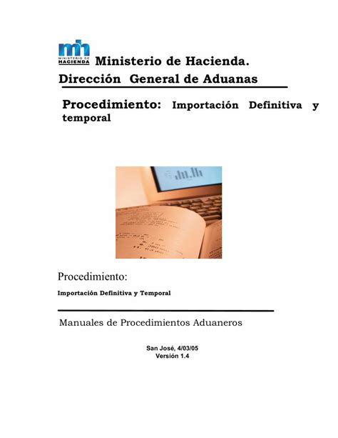 Pdf Ministerio De Hacienda Direcci N General De Aduanas Pdf