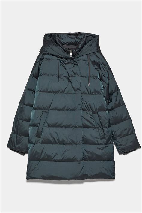 Zara Hooded Down Puffer Jacket Winter Coat And Jacket Trends To Try