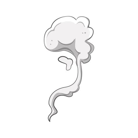 environment smoke cloud cartoon vector illustration 32520652 Vector Art ...