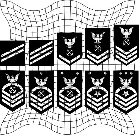 U.S. Navy Enlisted Rank Bundle SA SN PO3 PO2 PO1 Cpo Scpo Mcpo Svg, Png ...