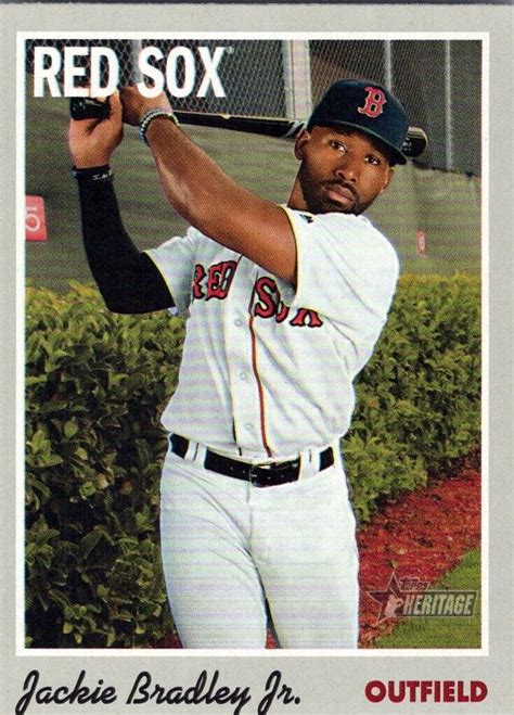 2019 Topps Heritage 10 Jackie Bradley Jr For Sale Online EBay