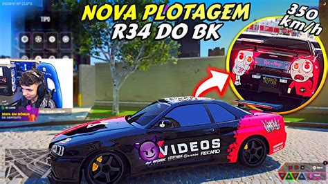 R34 DO BK NOVA PLOTAGEM FICOU PRONTO TUNAGEM TOP SPEED BKINHO