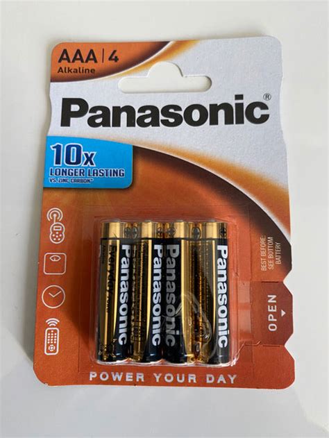 Piles AAA 4 LR03 PANASONIC Livraison sous 48 h offerte Verrou Sécurité