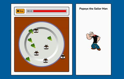 GitHub - hyunjileedev/popeye-game: Game to give Popeye spinach but not poison in limited time