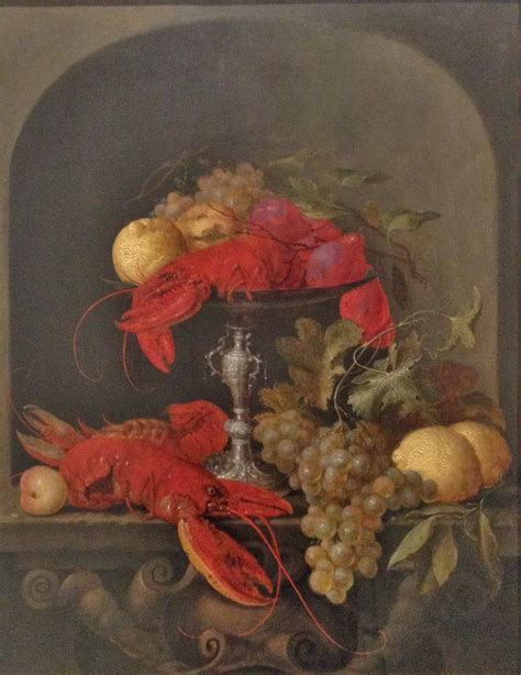 Studio Of Jan Davidsz De Heem Still Life With Lobsters Fruit And A