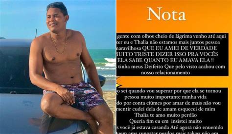 Influencer Rei das Ligas anuncia fim de noivado por causa de ciúmes