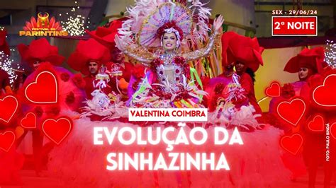 Boi Garantido Evolu O Da Sinhazinha Valentina Coimbra