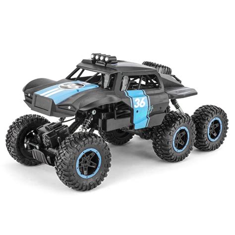 Brinquedo Rc Carro Off Road Q101 Escala 1 10 6WD 2 4 GHz Rastreador De