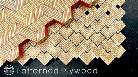 Adding Color To Patterned Plywood Youtube