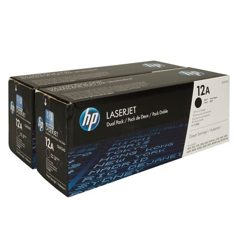 Картридж HP Q2612AF, № 12A черный для принтера HP оригинальный, цена ...
