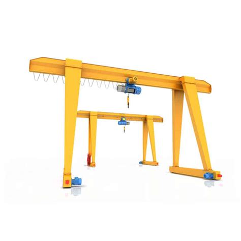 China High Technique Single Girder Overhead Gantry Crane 5 Ton With Wheels Manufacturers And