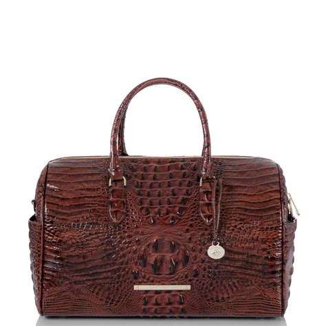 Brahmin Spencer | Brown Leather Weekend Duffle Bag [y7nqqW94] - $117.00 ...