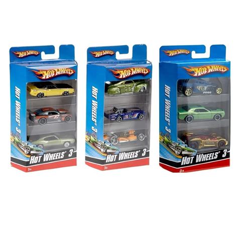 Hot Wheels Üçlü Araba Seti Limon Oyuncak