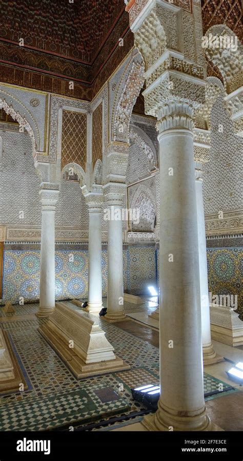 The Chamber of the Twelve Columns, the mausoleum of Sultan Ahmad al ...