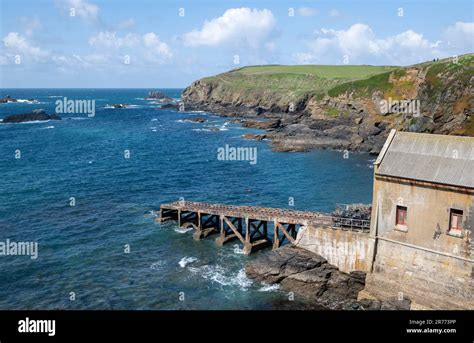 The Old Lifeboat Station At Lizard Point In Cornwall England Uk Stock