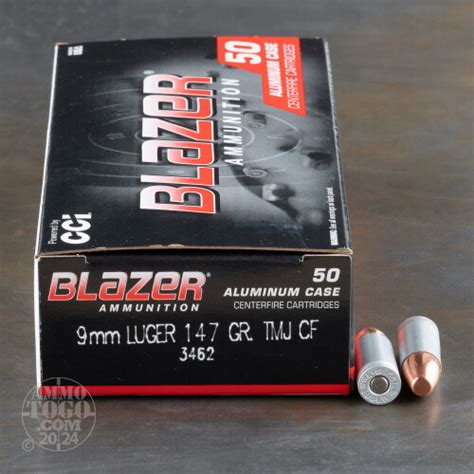 Bulk Blazer 9mm Luger 9x19 Ammo For Sale 1000 Rounds