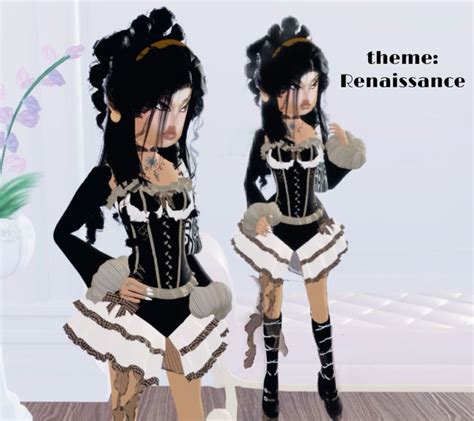 Dress To Impress Dti Roblox Theme Renaissance Renaissance Outfit