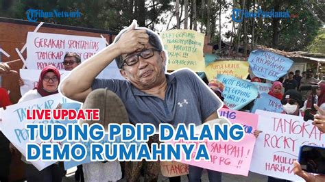 Rumah Rocky Gerung Dilempari Telur Dan Tomat Rocky Tuding Pdip