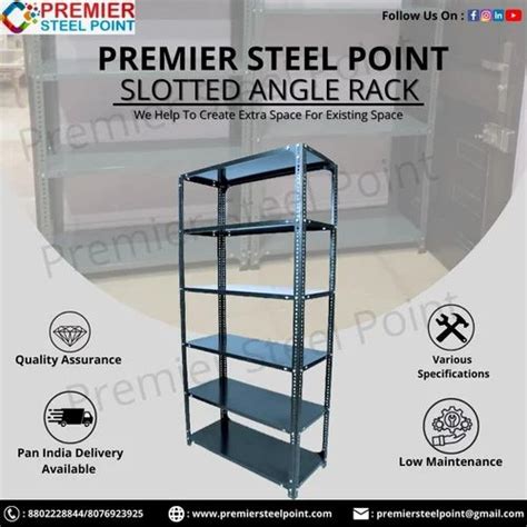 Mild Steel Slotted Angle Racks For Industrial Height Ft At Rs