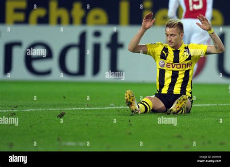 Dortmunds Marco Reus Reacts During The Uefa Champions League Group D