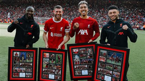 Special Tributes As Anfield Bids Farewell To Firmino Keita Milner And