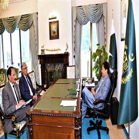 Islamabad Mna Ghous Bux Khan Mahar Called On Prime Minister Imran Khan