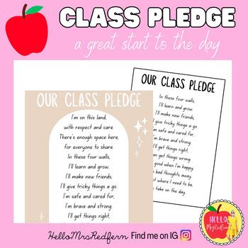 class pledge    redfern tpt