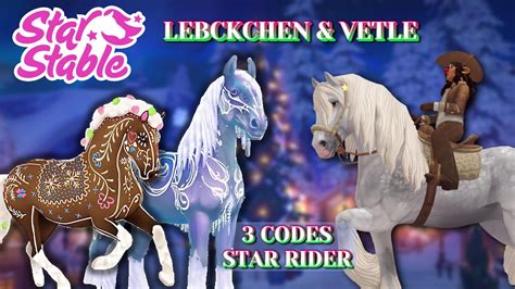 3 CODES STAR RIDER CHEVAUX MAGIQUES Star Stable Online YouTube