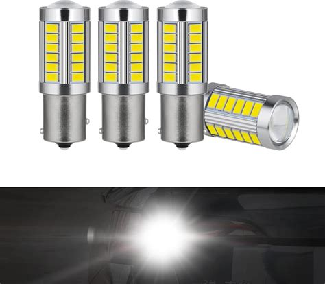 Amazon Cueclue Pack 4 1157 Car LED Turn Light Bulbs 5730 33SMD