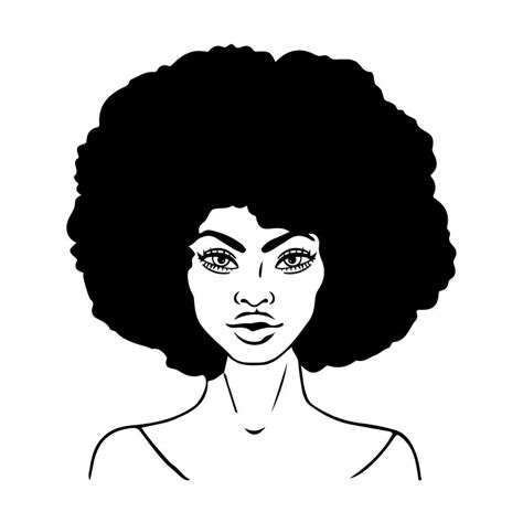 Afro Woman Svg Free Afro Girl Svg Free Instant Download African