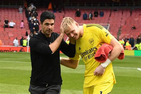 Mikel Arteta Lauds Aaron Ramsdale Advice Gareth Southgate To Include