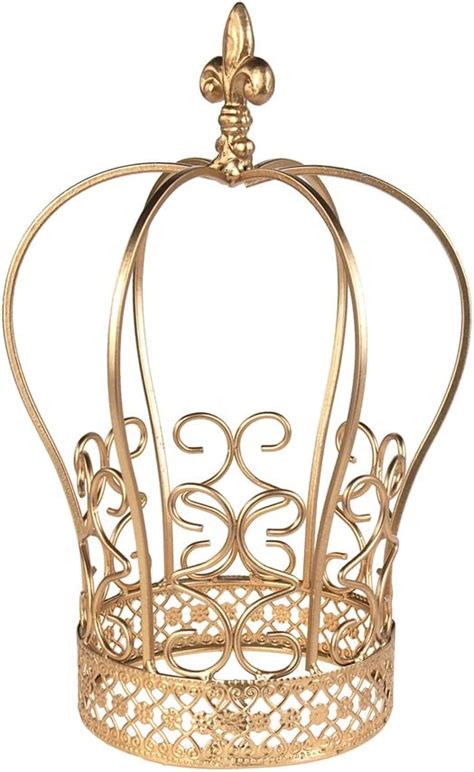 Homeford Gold Metal Swirl Crown Cake Topper Centerpiece 9