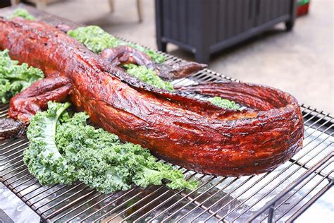 Grilled Whole Alligator