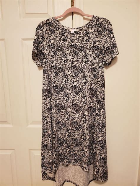 Lularoe Carly Large Lace On Mercari Dress Short Sleeve Dresses